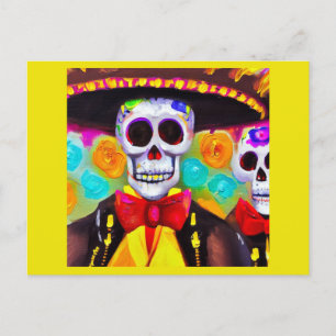 Day of the Dead Man 2 Postcard