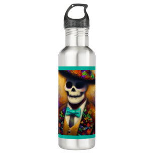 Day of the Dead Man 4 Stainless Steel Water Bottle