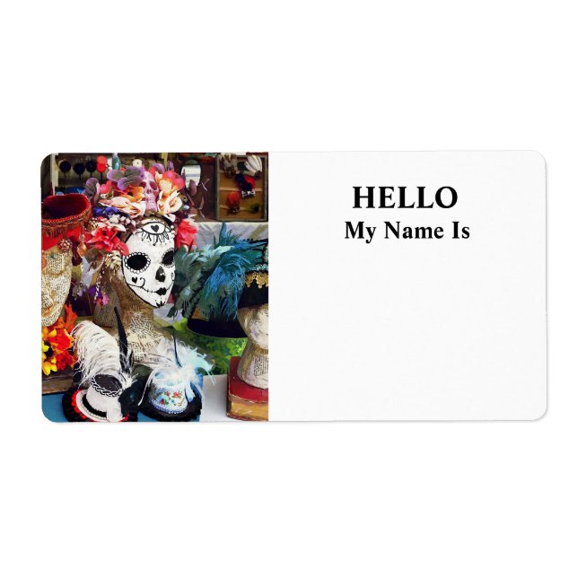 Day of the Dead Mask Label (Front)
