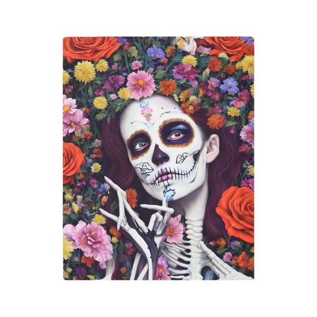 Day of the Dead Metal Wall Art (Front)