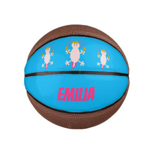 Day of the Dead Mexican Axolotl Custom Mini Basketball