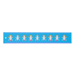 Day of the Dead Mexican Axolotl Patterned Ruler