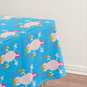 Day of the Dead Mexican Axolotl Patterned Tablecloth