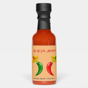 Day of the Dead Mexican Chilis Custom Hot Sauces