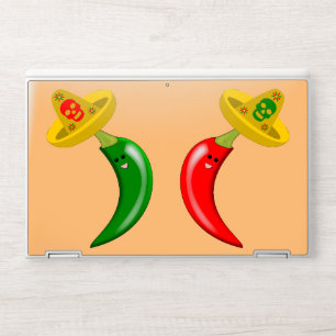 Day of the Dead Mexican Chilis HP Laptop Skin
