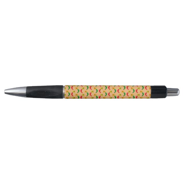 Day of the Dead Mexican Chilis Patterned Pen (Front)