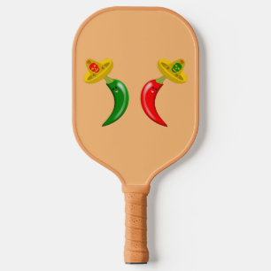 Day of the Dead Mexican Chilis Pickleball Paddle