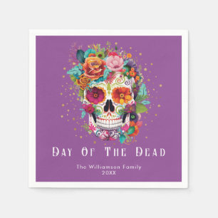 Day Of The Dead Mexican Sugar Skull All Souls Napkins