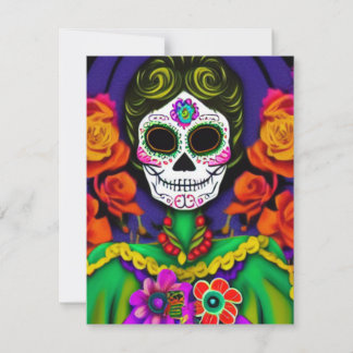 Day of the Dead Note Card