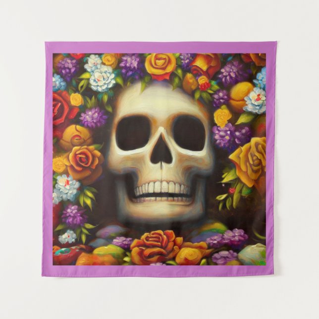 Day of the Dead Ofendra 5 Tapestry (Front)
