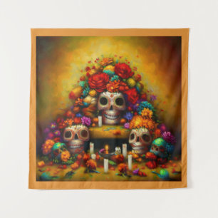 Day of the Dead Offrendas 1 Tapestry