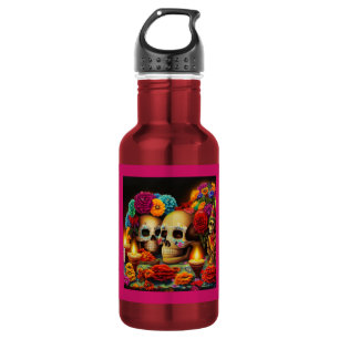 Day of the Dead Offrendas 3 Stainless Steel Water Bottle