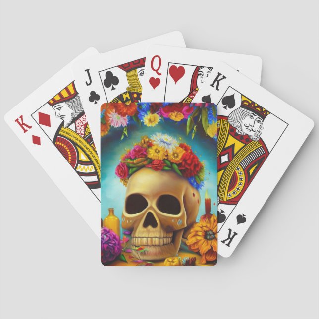 Day of the Dead Offrendas (6) Poker Cards (Back)