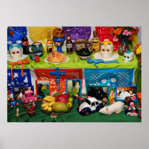 Day of the Dead Ofrenda  Poster