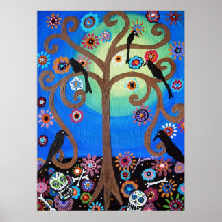 DAY OF THE DEAD PAINTING POSTERS