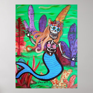 DAY OF THE DEAD PAINTING POSTERS