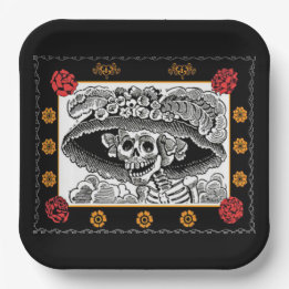 Day of the Dead Paper - José Guadalupe Posada Plates