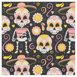 Day of the Dead Pattern Fabric