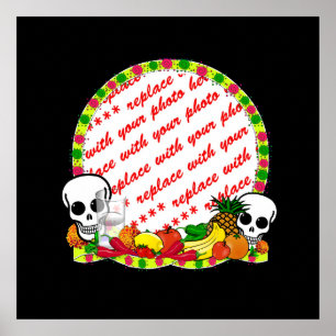 Day of the Dead Photo Frame Poster