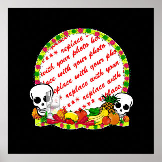 Day of the Dead Photo Frame Poster