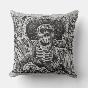 Day of the Dead Pillow - José Guadalupe Posada