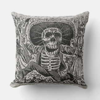 Day of the Dead Pillow - José Guadalupe Posada
