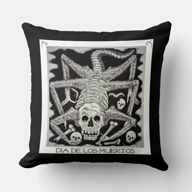 Day of the Dead Pillow - Jose Posada (Front)