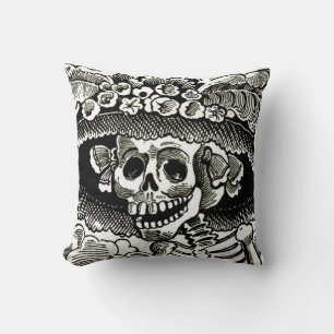 Day of the Dead Pillow - La Catrina