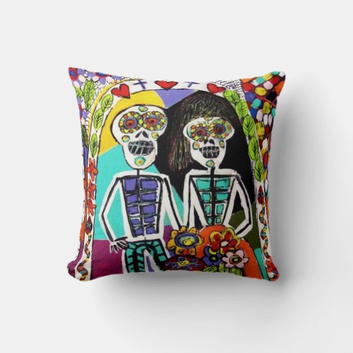 Day of the Dead _ Pillow Mexican Couple