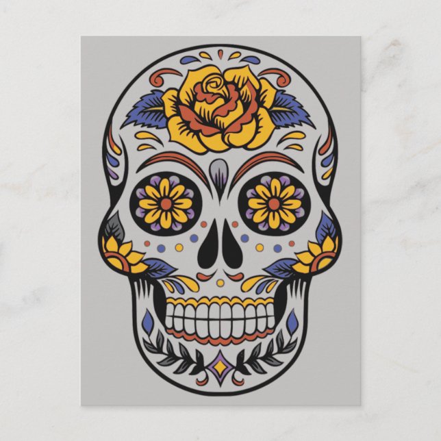 Day of the dead postcard (Front)