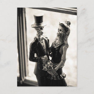 day of the dead postcard