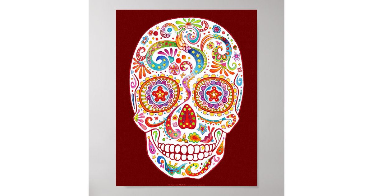 Day of the Dead Print or Poster | Zazzle.com