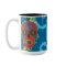 Day of The Dead Rainbow Skull Daisy Tribal Tattoo