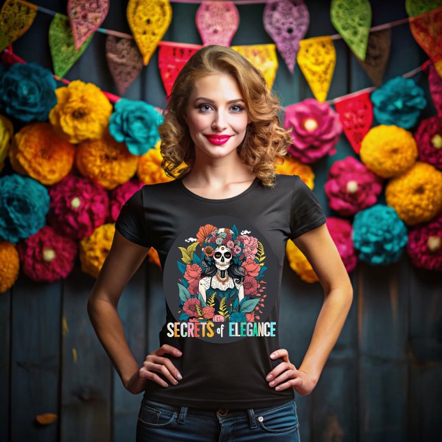 Day of the dead, Secrets of elegance T-Shirt (Creator Uploaded)