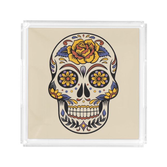 Day of the Dead serving tray (Front)