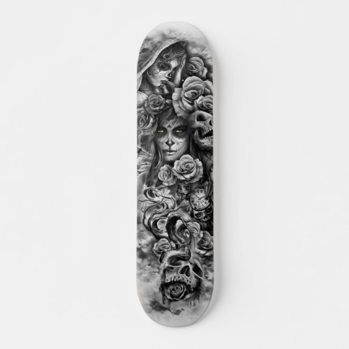 Day of the Dead Skate Deck