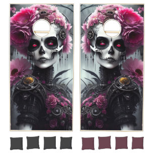 Day of The Dead Skeleton Cornhole Set