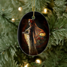 Day of the Dead Skeleton Goth Aesthetic Christmas