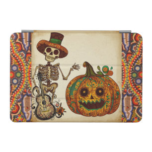 Day of the Dead/Skeleton/pumpkin/Halloween  iPad Mini Cover