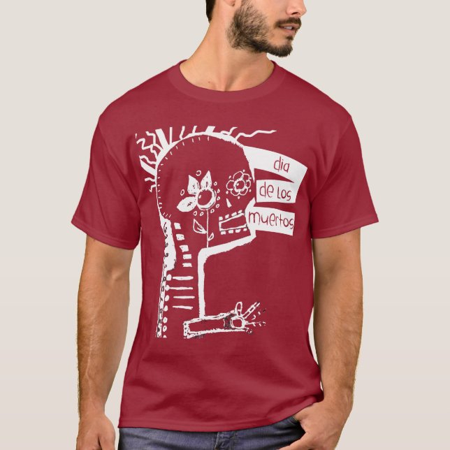 Day of the Dead Skeleton T-Shirt (Front)