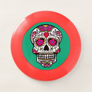 DAY OF THE DEAD SKULL COOL FRISBEE
