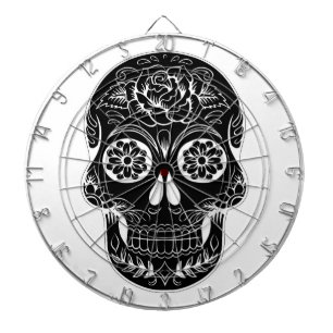 Day of the Dead Skull Dart Board