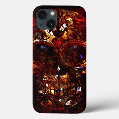 Day of the Dead Skull Death Mask Design iPhone 13 Case