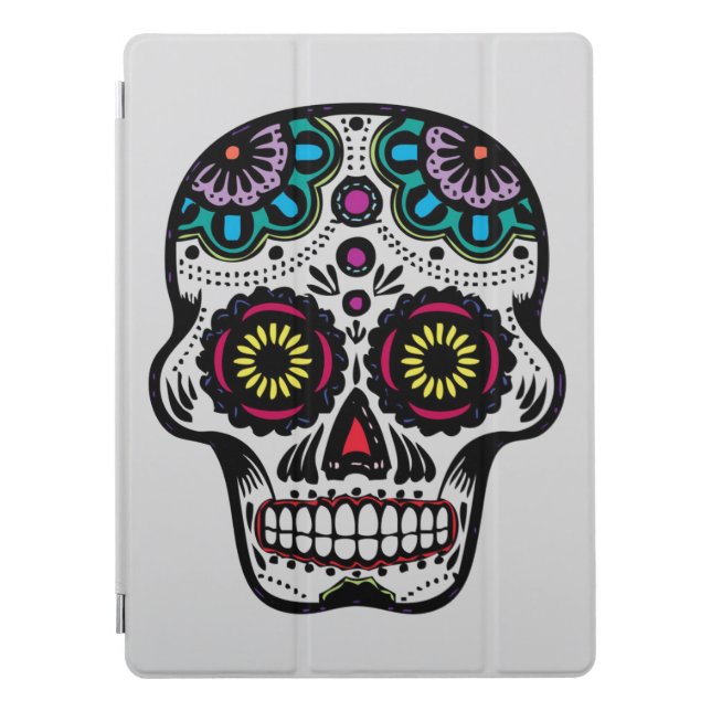 Day of the Dead Skull iPad Pro Cover (Front)