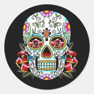 Day of the Dead Skull Sticker