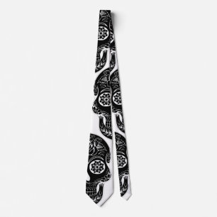 Day of the dead skull Tie by storeman
