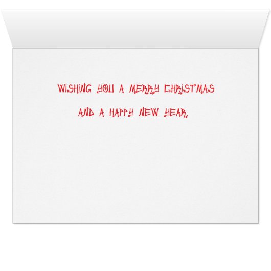 Day of the Dead Skull X-Mas Cards (Inside Horizontal (Bottom))