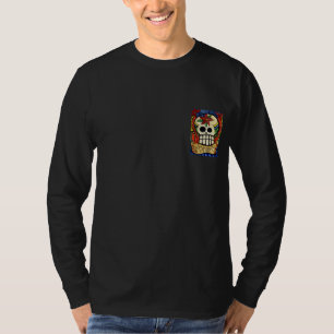 Day of the Dead Skulls / Flaming Heart Shirt