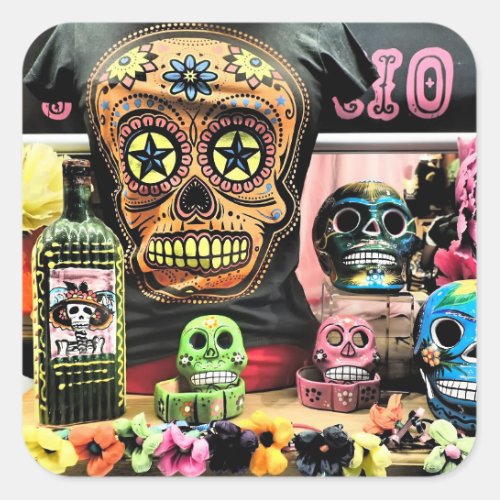 Day of the dead stickers