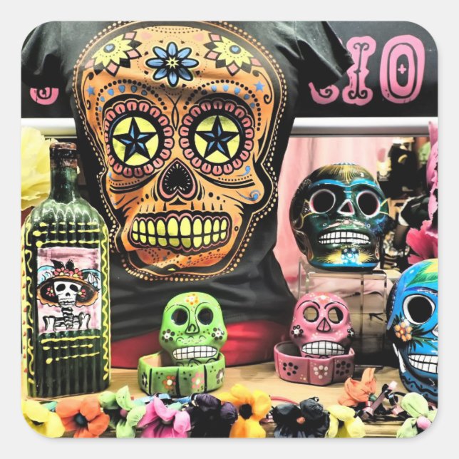 Day of the dead stickers (Front)
